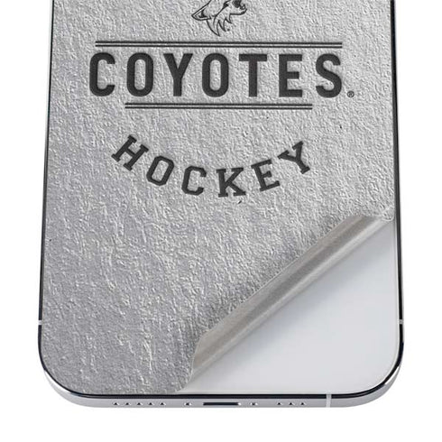 NHL Arizona Coyotes Black Text iPhone 12 Pro Max Skin
